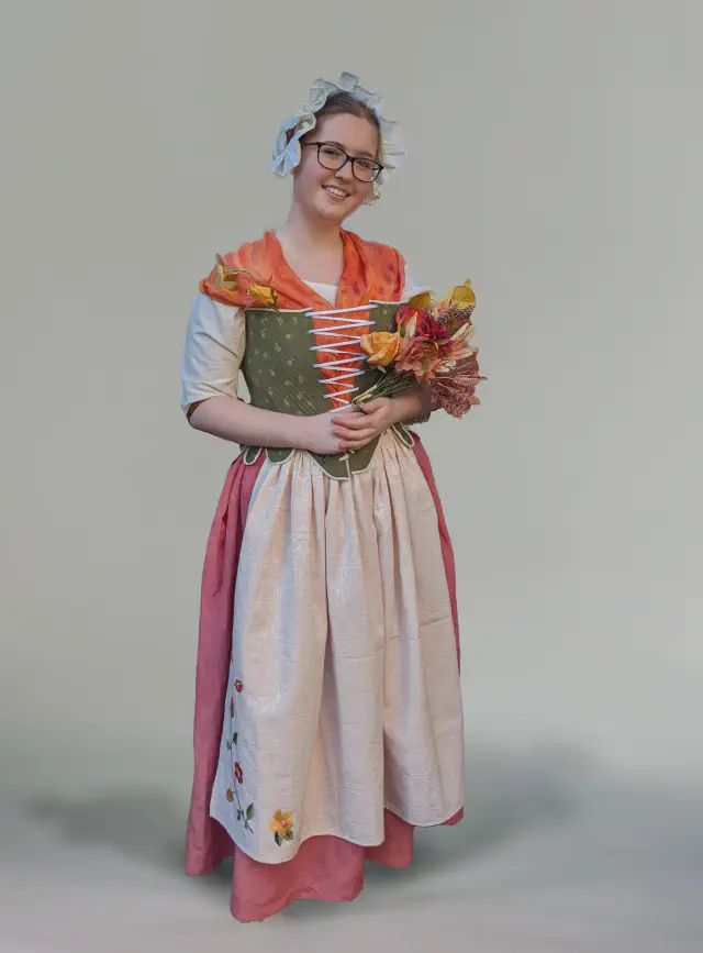 18th Century Working Woman — Flower Seller